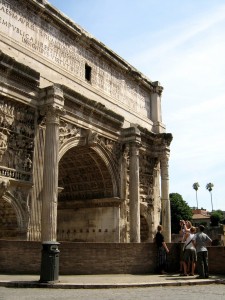 vítězný oblouk - Forum Romanum
